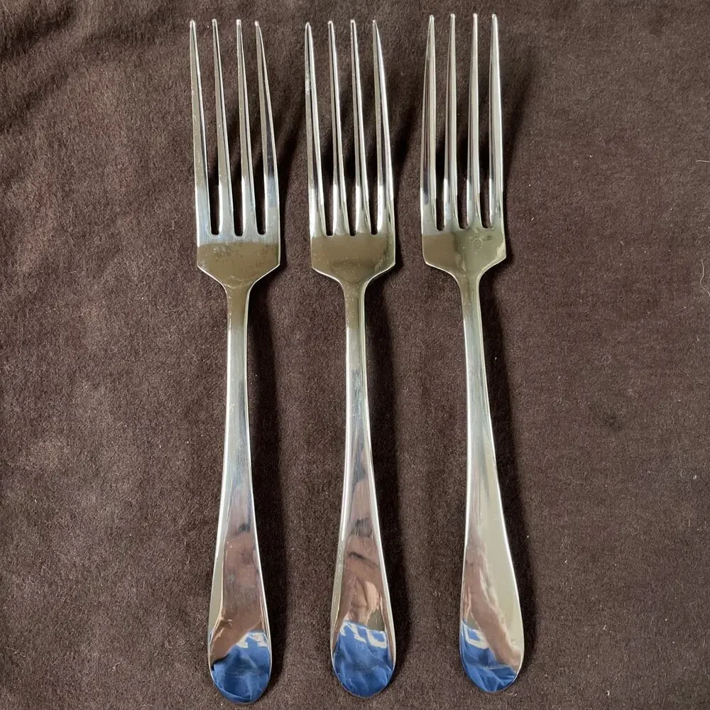 Towle Dinner Forks Boston Antique 18/8 Stainless Japan Flatware Lot of 3